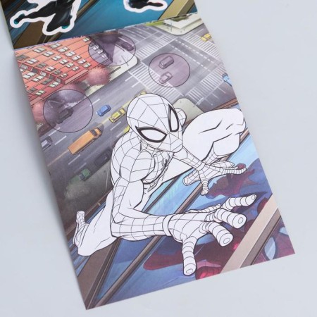 Book with stickers "Hero", Spider-Man-2