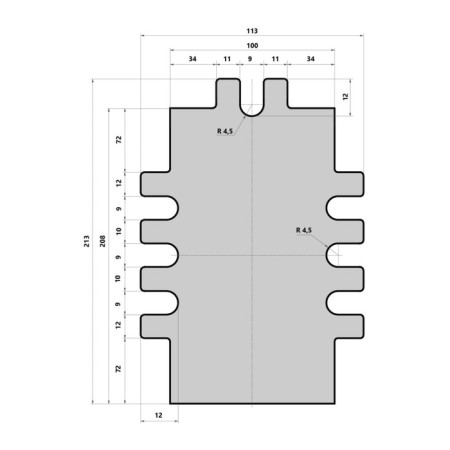 Crusades Belmash CV75, width of sponges 75 mm-1
