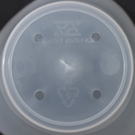 Kashpo for flowers with an insert “Laguna”, 600 ml, D = 13 cm, h = 9 cm, transparent-3