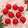 Set of balls plastic D-6 cm, 9 pcs "Nereya" red
