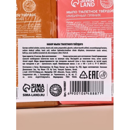 Gift set of Ural Lab "Miracles nearby", a chicken hand soap, 2x100 g, New Year-8