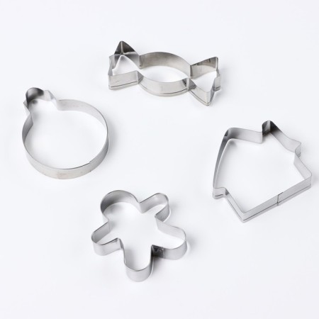 New Year. A set of cookies "New Year's Post", Metal, 4 pcs-2