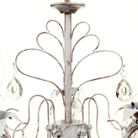 Frederick chandelier 5x40W E14 white+gold 58x58x65 cm Bayerlux-7