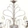 Frederick chandelier 5x40W E14 white+gold 58x58x65 cm Bayerlux