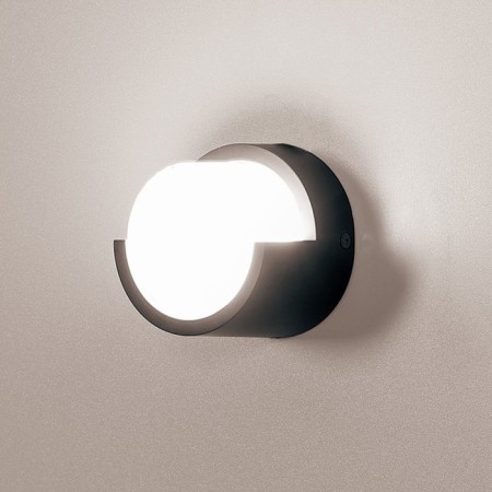 Lamp wall cover Duwi Nuovo 165x165x86mm 6W plastic 4200K IP 54 black black-1