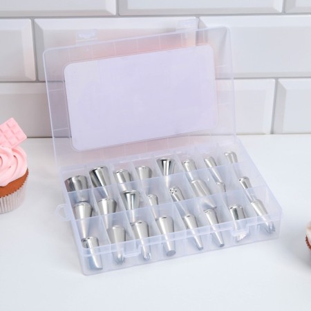 Set of confectionery nozzles "Palace", 15.8 x 9.4 cm 24 pcs-1