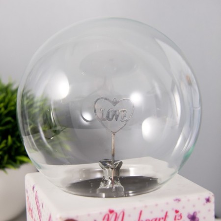 Plasmic ball "couple" color 8.5x8.5x17 cm Risalux-6