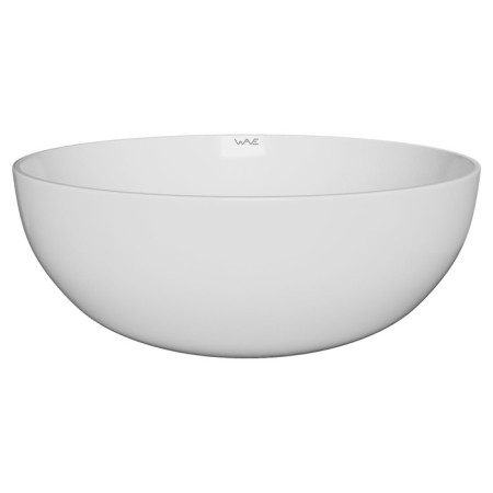 Haller shell Wave Round, round, white color, 40.5x40.5x14 cm-2