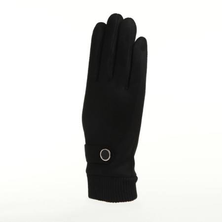 Gloves male, dimensionless, with insulation, black color-1