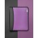 A4 lightning folder, 2 departments, calligrata, 350 x 282 x 33 mm, plastic, 4 pockets, business class, lilac metallic