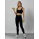 Sports suit female, size 46, black color