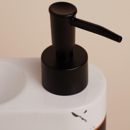 A soap dispenser with a Savanna Lines sponge stand, 400 ml-2