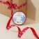A satin decorative ribbon "Snowflakes", 1.5 cm × 5 m