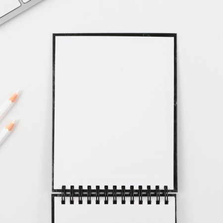 The sketchbook in the solid cover "365", glossy lamination, A6 format, 80 sheets, density of 100 g/m.-2