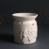 Aroma lamp ceramics "foliage" white 9x9x9.4 cm