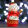 Figure "Snowman" 7x5x9cm, mix