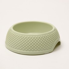 Plastic circuit is a circle with embossed sides 400ml, 18.8 x 6 cm, green