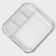 Menzhitsa from heat -resistant glass for baking, 4 sections