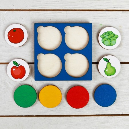 Memoles "Vegetables-Facttes", mix-2