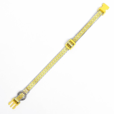 A collar with a reflective prostrate "Neon", 34 x 1 cm, a mix of flowers-3