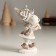 Souvenir Polystone "joyful elk with a Christmas tree" 7x5.5x11 cm