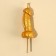 Candle in the cake 18+, gold, 2 x 4.5 cm