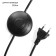 Taleser "Prince" with a table 1x15W E27 Model: BR 01042 Black/Transparent