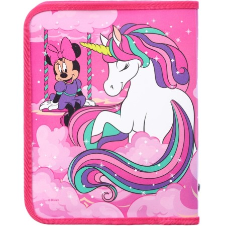 Plastic folder for notebooks A5, at lightning, Minnie Mouse-2