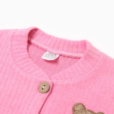 Kit (overalls/cap) children, pink color, height 62 cm-1