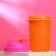 Sports shaker with a bowl for protein, ORNANNAZH-pink, 500 ml