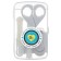 Child care set, 4 items, gray color