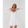 Dress summer female mist size 44, white color
