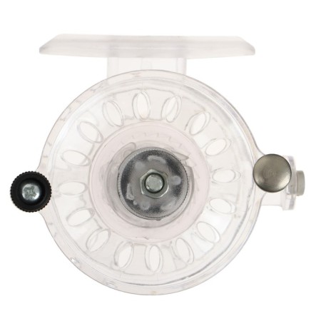Inertial coil, plastic, diameter 6 cm, guide fishing lines, transparent color, 109-6