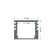 Aluminum profile Apeyron, 16x12 mm, invoice, 2 m, wooden distant, accessories