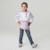 Russian folk shirt for a boy, river 60, height 110-116 cm