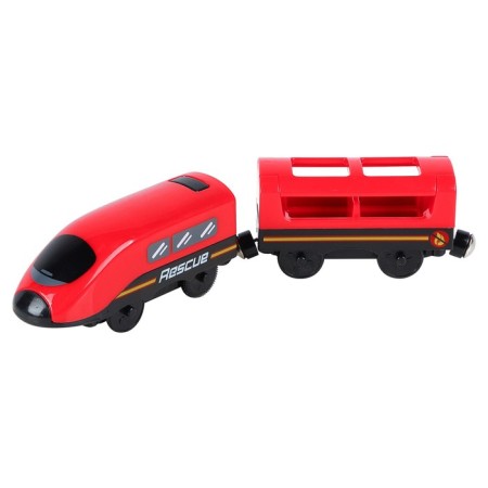 Train toy "Rescue Service", 2 items, on batteries-2