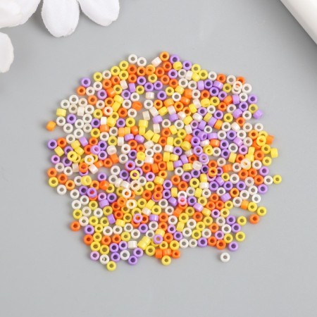 Glass glass 9/0 "Cylinders. Melange. Sunset" Gloss 450 gr-2