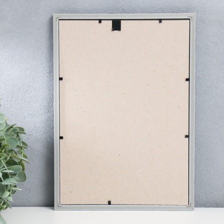 Photo frame Plastic "Watercolor" 21x30 cm, frosty silver-3