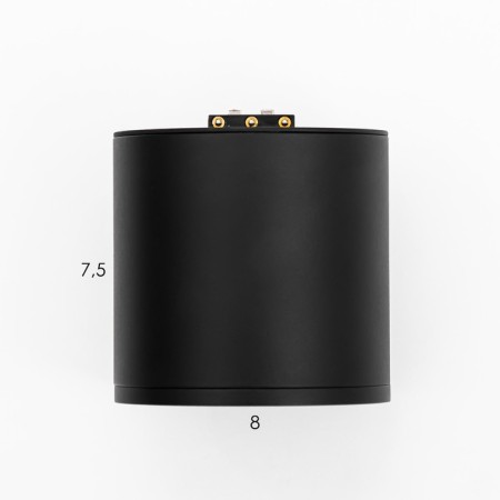 SLAM SLIM SLIM "BOOK" LED 8W 3000K-6000K 48V CRI90 Black 8x8x6.2cm-8