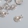 Decor for creativity Metal "shell" silver 1.6x2.2 cm