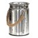 Nightlight "Night Tale" LED from batteries 3AAA silver 8x8x12 cm Risalux