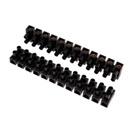 Klemile screw block KV-35 10-35, current 80 A, polypropylene black Rexant (10 pcs.