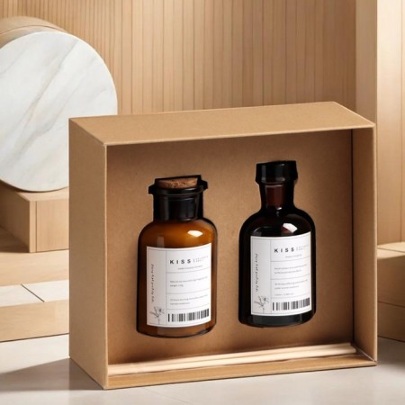 Gift set: diffuser 120 ml, aromatic candle, 120 grams, red pomelo-1