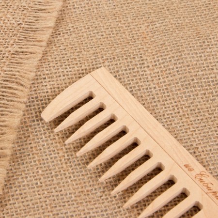 Comb, 19.5 × 4.5 cm, color "light wood"-2