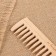Comb, 19.5 × 4.5 cm, color "light wood"