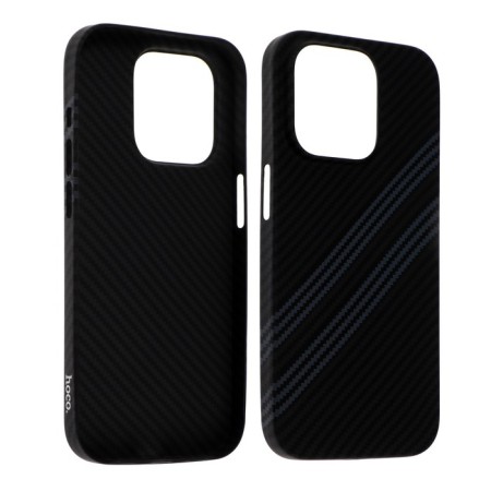 Hoco case for the iPhone 14 Pro phone, Kevland texture, black-gray-1