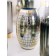 Decorative vase of glass with gold spraying, 143 × 143 × 235 mm, gold color