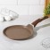 Pancake pan “granite Brown”, D = 22 cm, plastic handle, anti -stick coating, brown color