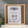 Roof photo frame 2/2 30x30 cm