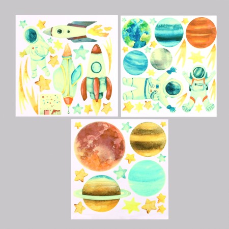 Sticker 3D Interior luminous space 90*30cm-1